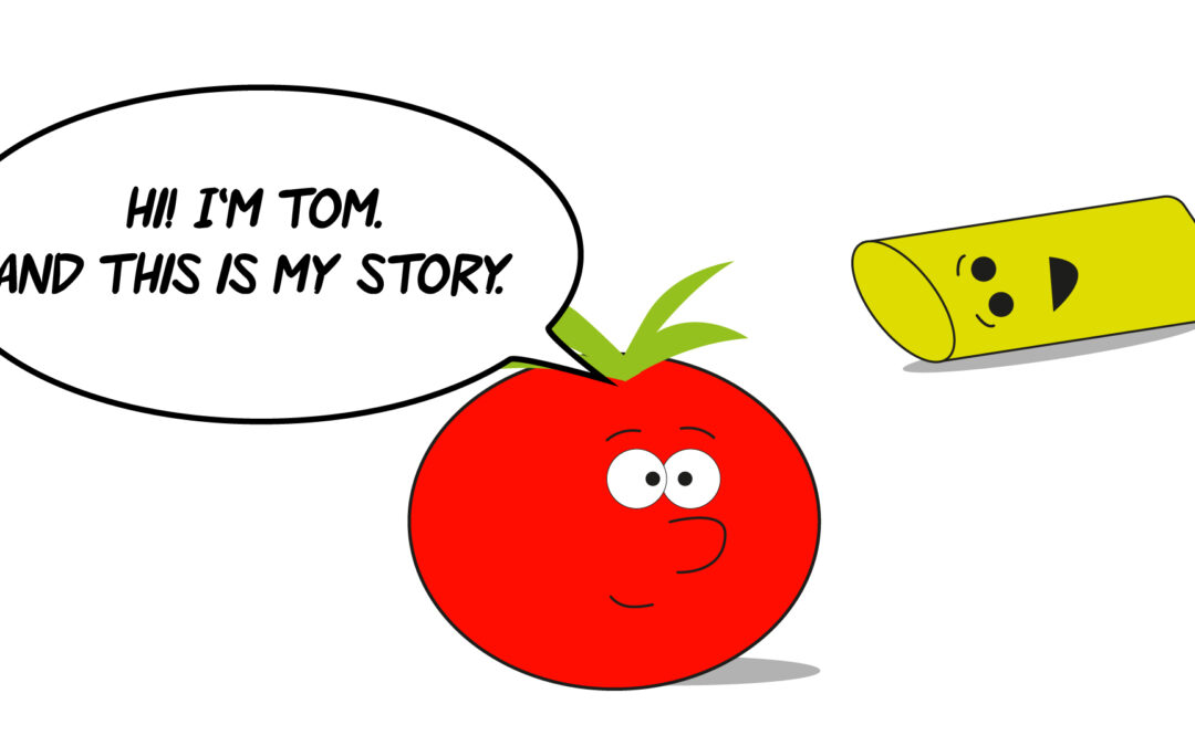 karikatur: Tom, the tomato